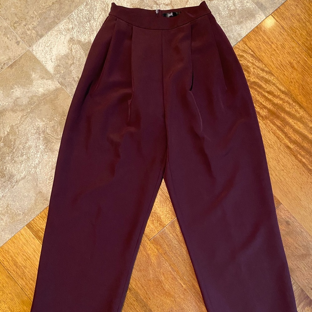 High waisted flare trousers